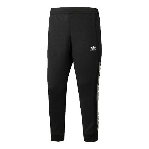 Спортивные штаны adidas Oe Tape Pant Casual Elastic Waistband Sports Long Pants Black, черный