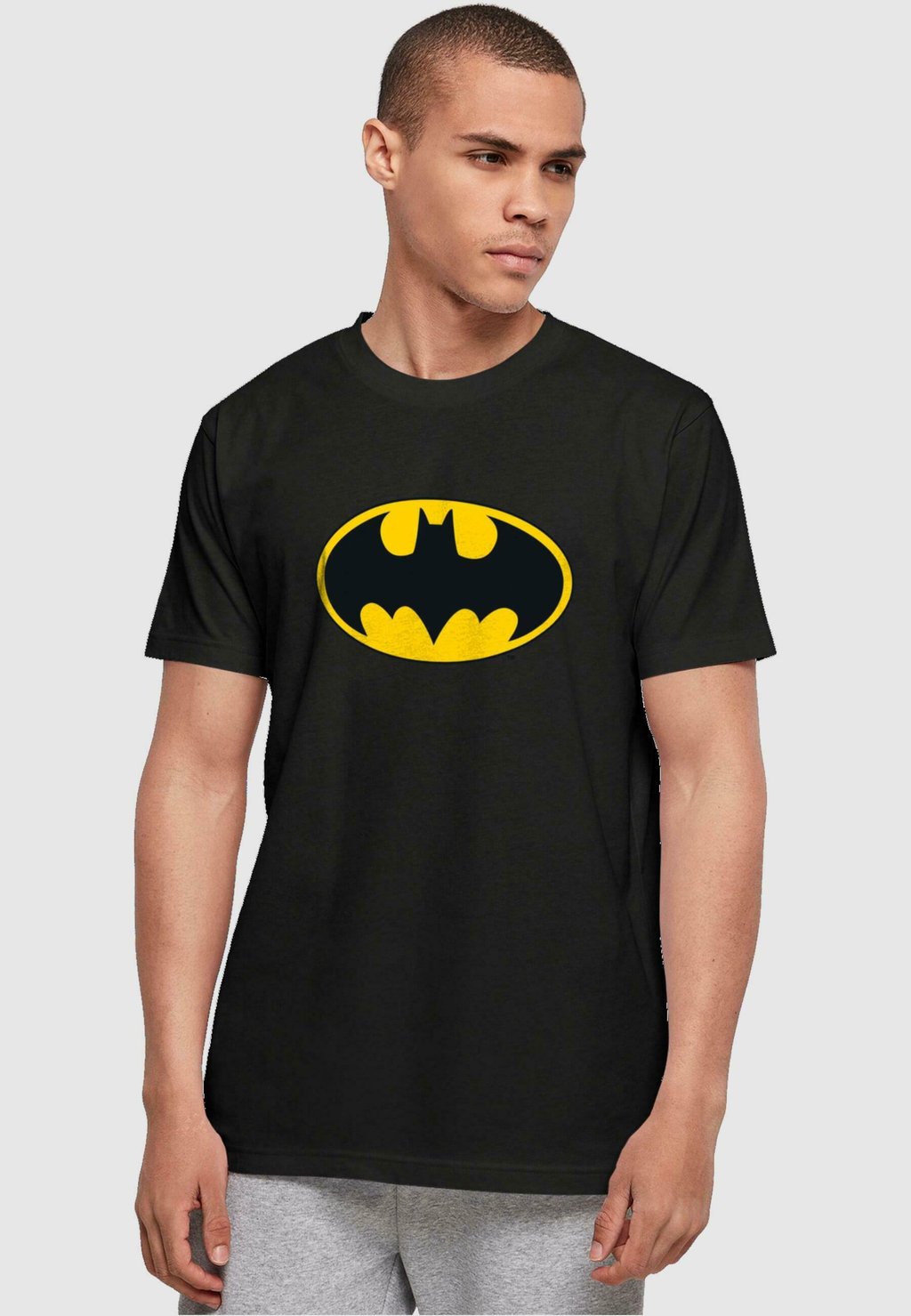 цена Футболка с принтом Dc Originals Batman Logo Basic ABSOLUTE CULT, черный