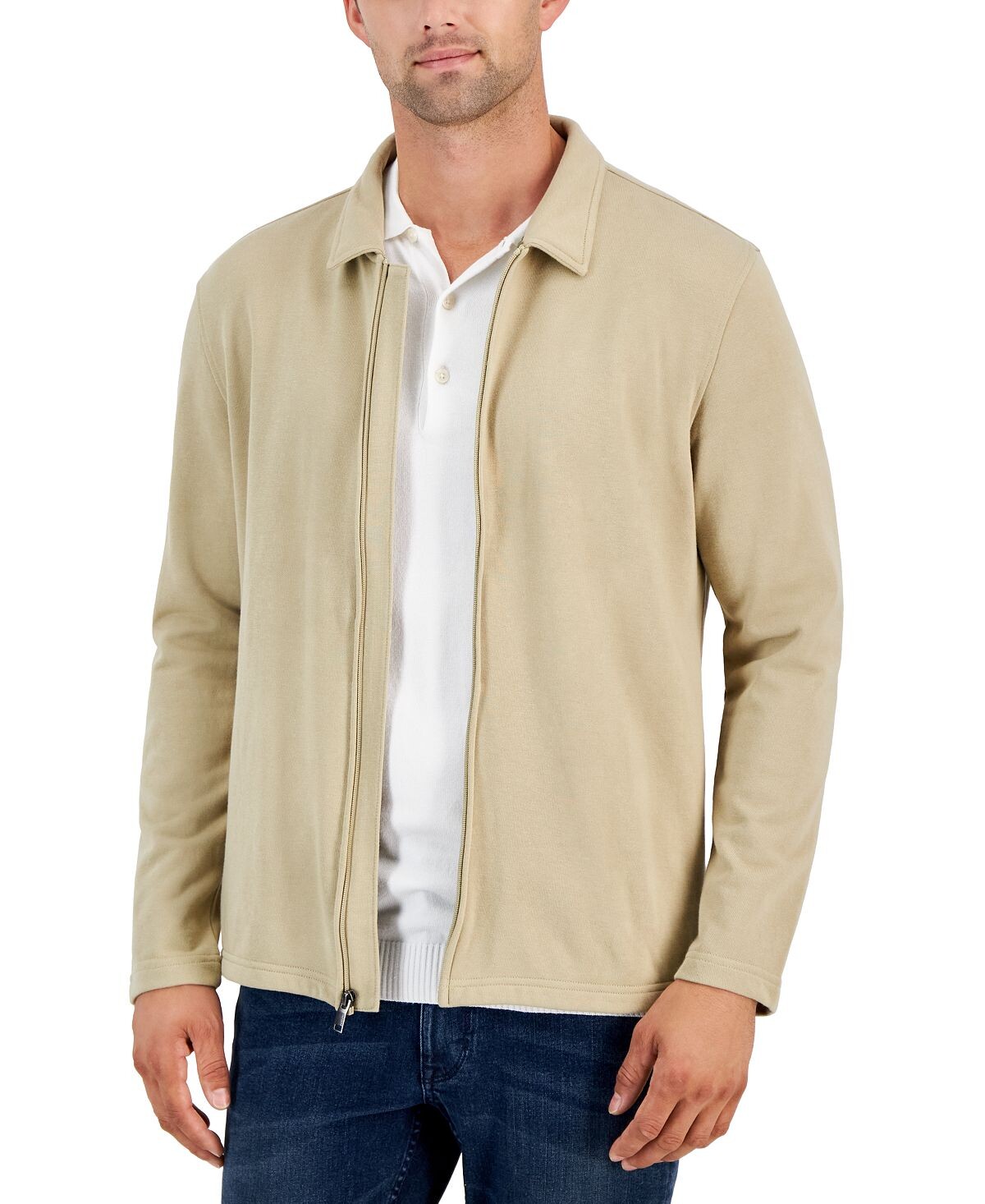

Куртка Harrington French Terry на молнии спереди Alfani