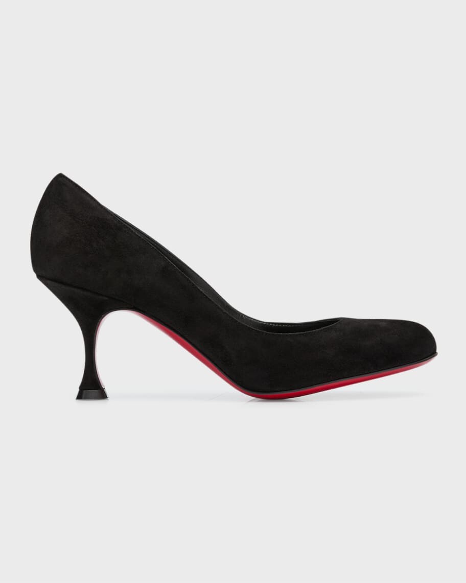 

Замшевые туфли Stella с красной подошвой Christian Louboutin