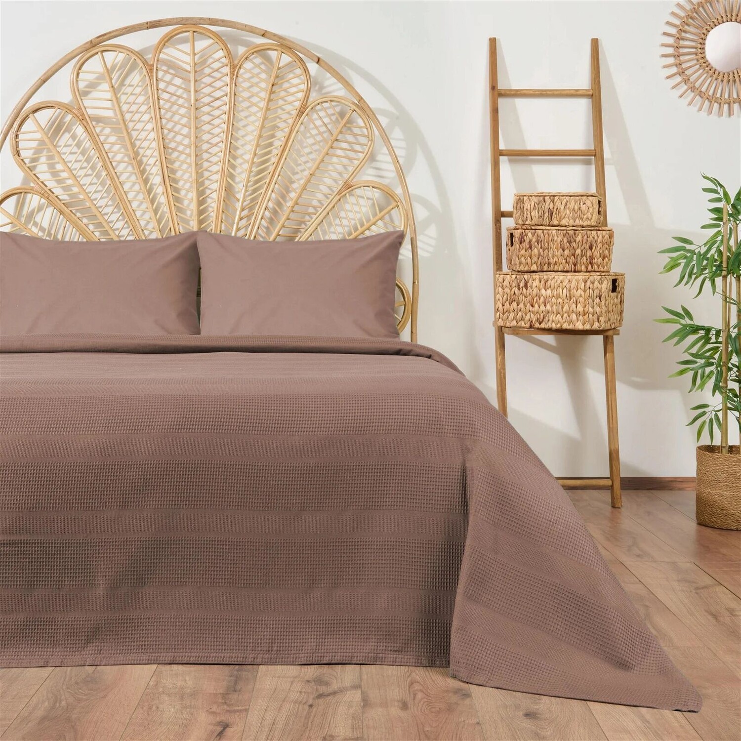 

Evidea Soft Waffle Double Pike Set - Темно-бежевый