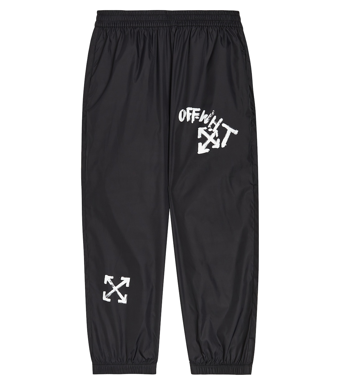 Спортивные брюки с логотипом Off-White Kids, черный сумка шоппер off white черный