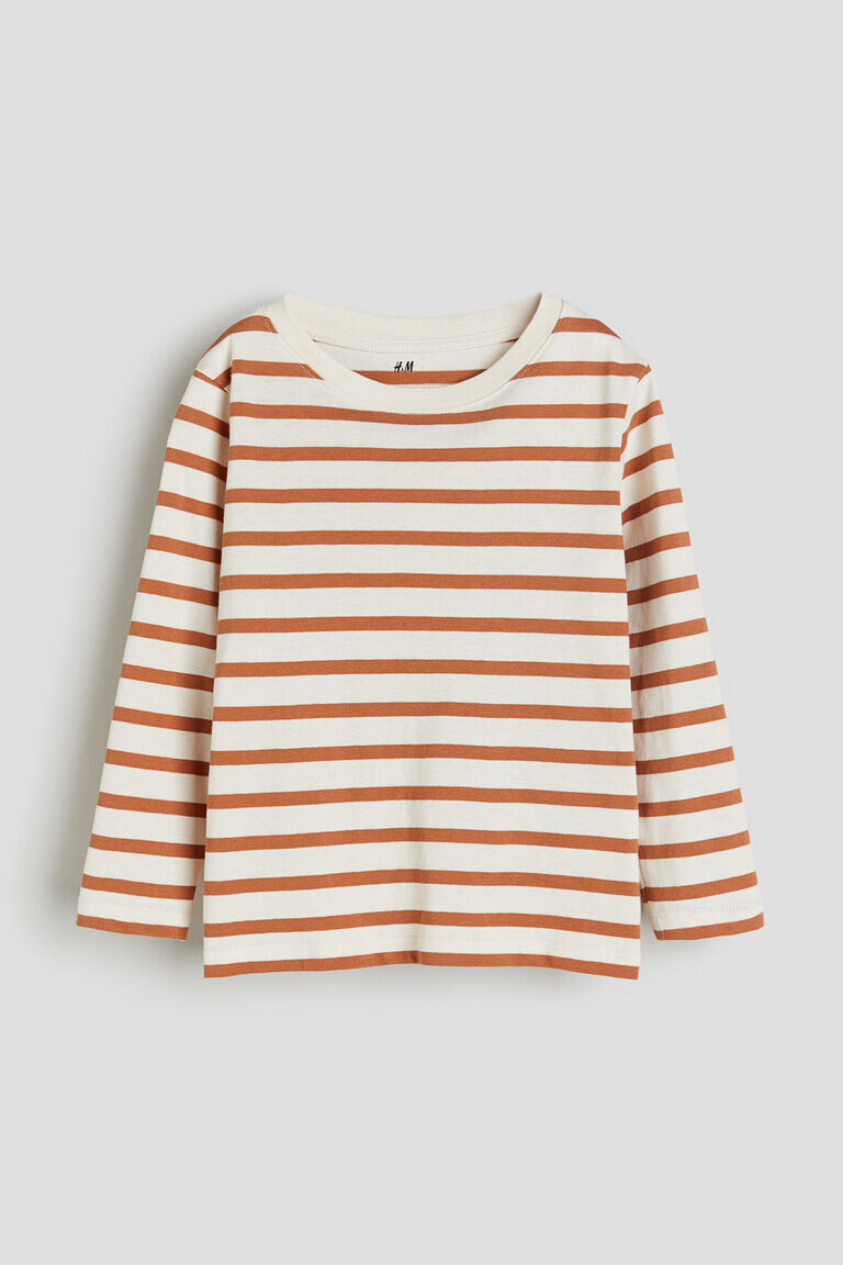 

Футболка с длинными рукавами H&M, коричневый