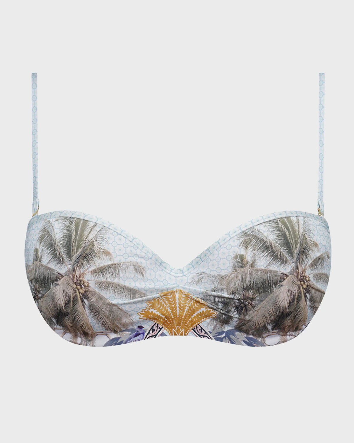 

Лиф бикини-бандо Palmilla Valeria Aqua Blu Australia, цвет Palmilla