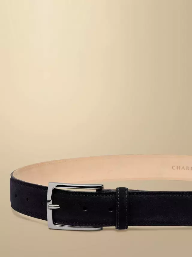 

Ремень Charles Tyrwhitt Suede Leather, цвет dark navy