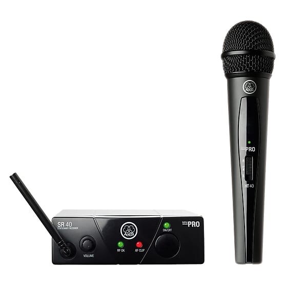 

Вокальный комплект AKG WMS40VSA Mini Vocal Wireless Mic Set - Band A