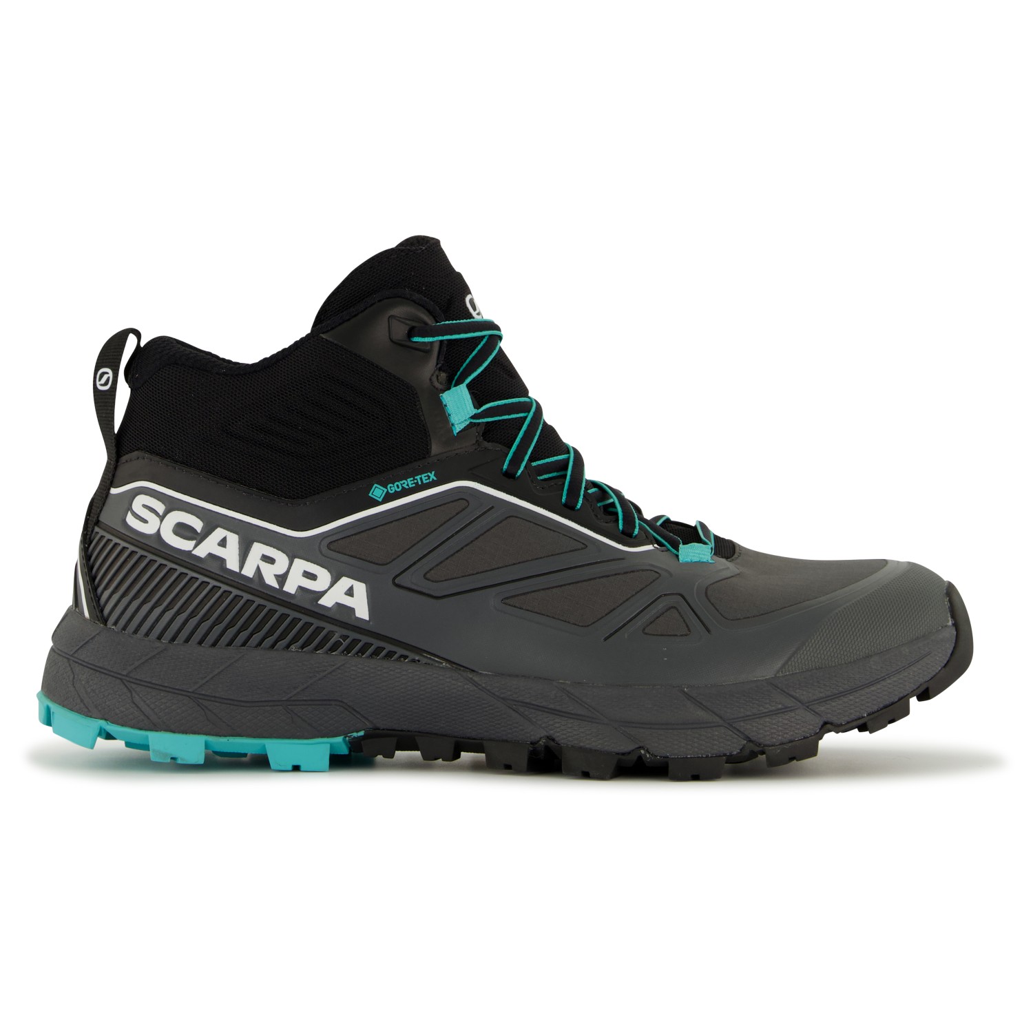 Ботинки для прогулки Scarpa Women's Rapid Mid GTX, цвет Anthracite/Turquoise