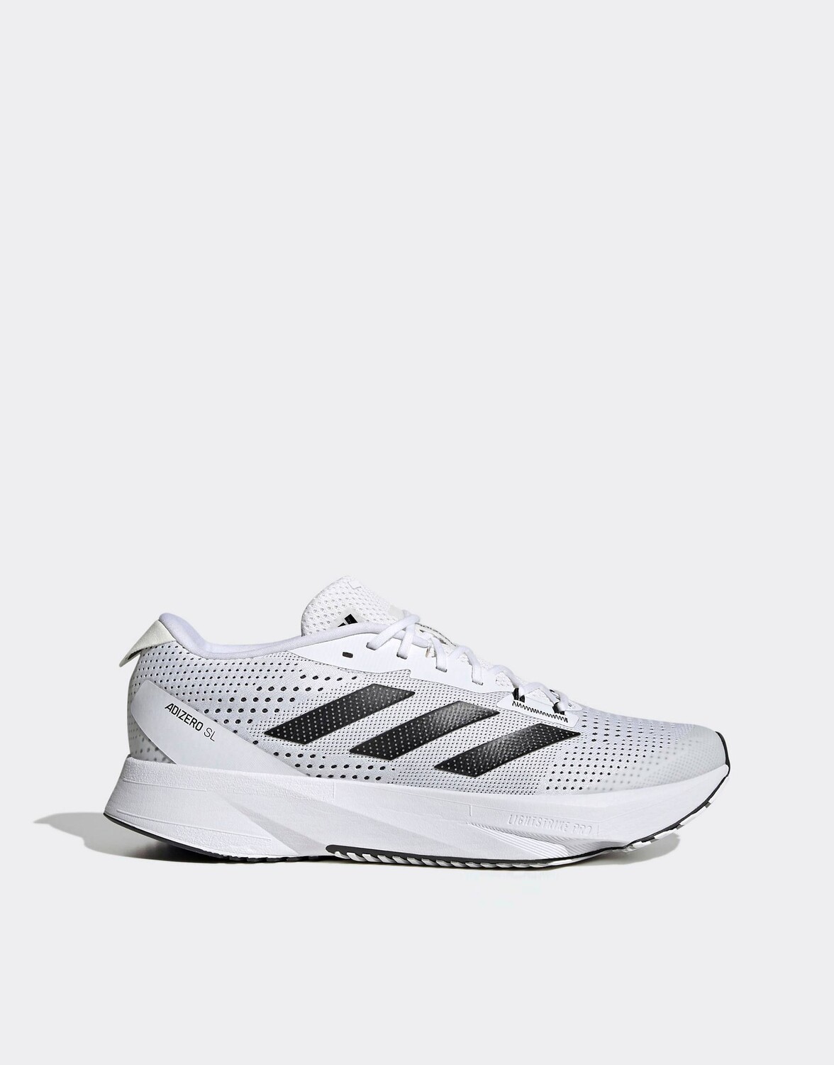 

Бело-черные кроссовки Adidas Running Adizero SL adidas performance, Черный