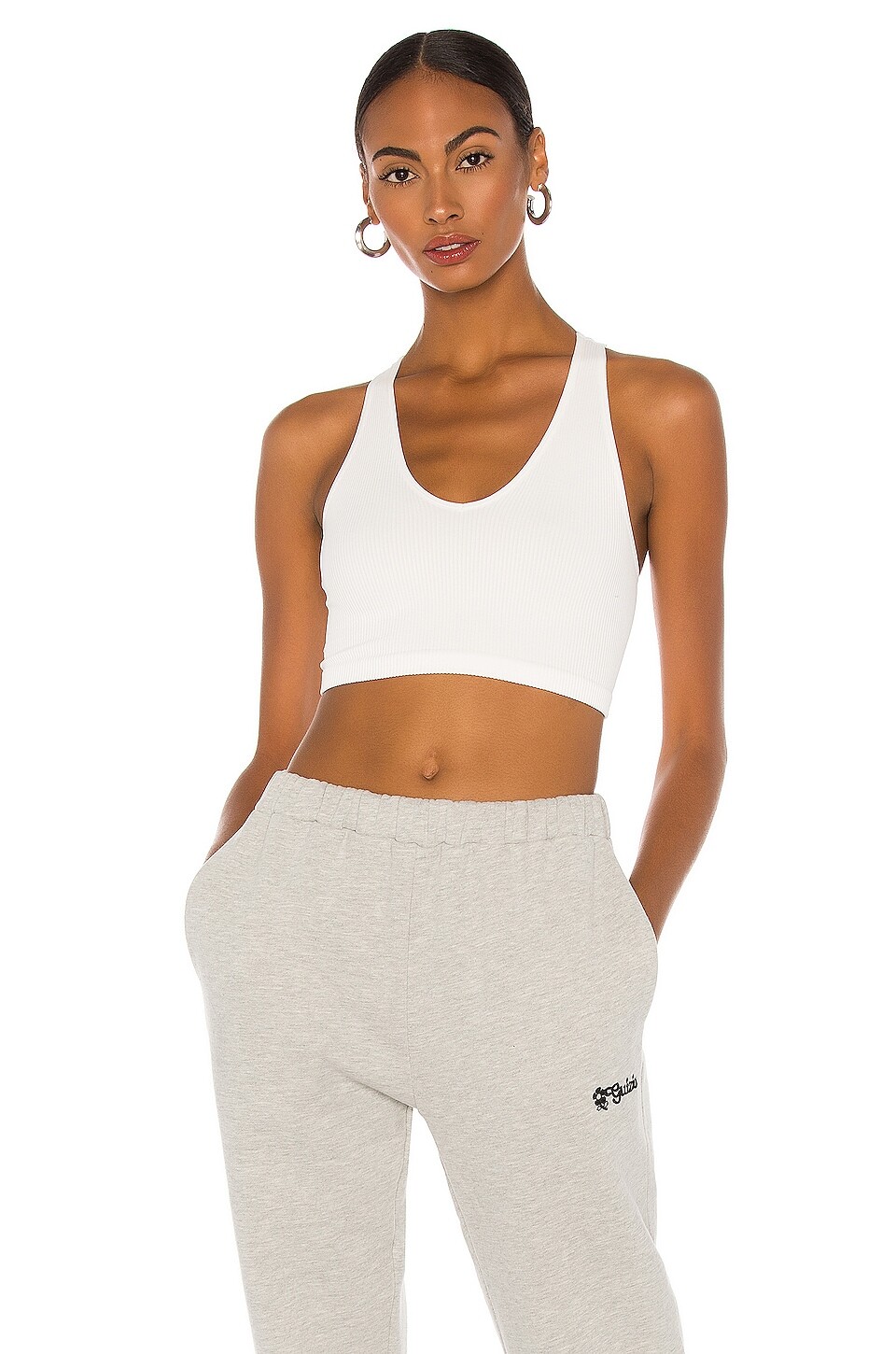 

Топ Free People X FP Movement Free Throw Crop, белый
