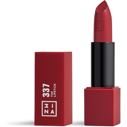 

3INA Makeup The Lipstick 337 Губная помада Dark Wine с витамином Е и маслом ши — стойкий цвет губ с матовым финишем и кремовой текстурой — веганский и без тестирования на животных