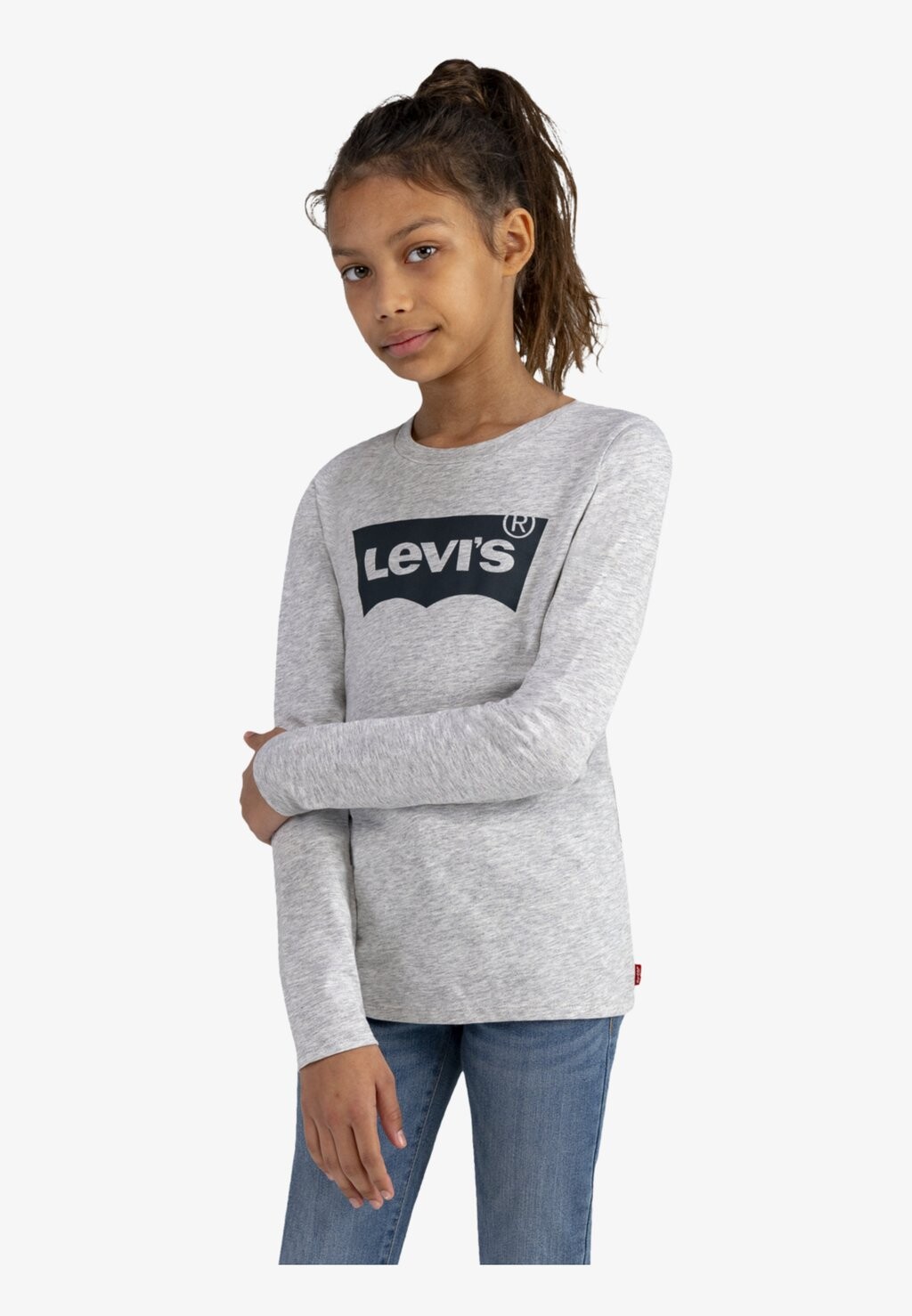 

Футболка с длинным рукавом Batwing Tee Levi's, цвет light grey heather