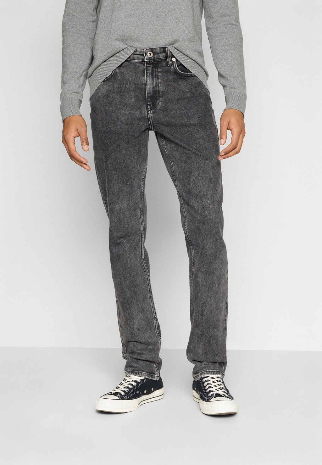 Джинсы узкого кроя Karl Lagerfeld Jeans, серый
