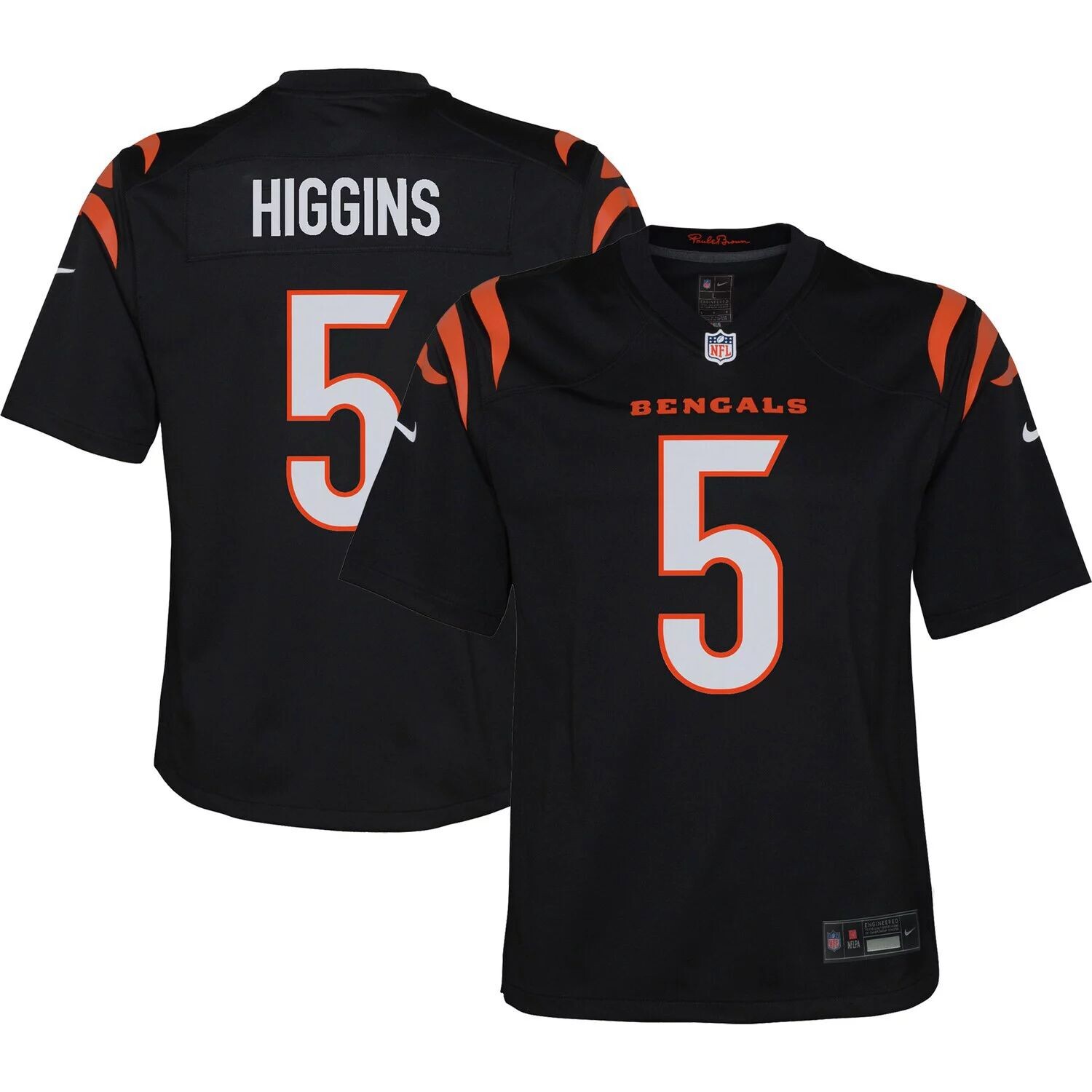 

Молодежная футболка Nike Higgins Black Cincinnati Bengals Game Player Джерси Nike