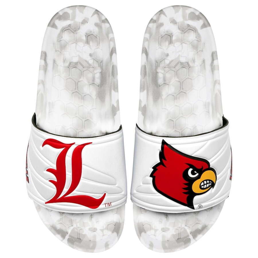 

Шлепанцы HYPE Louisville Cardinals, белый