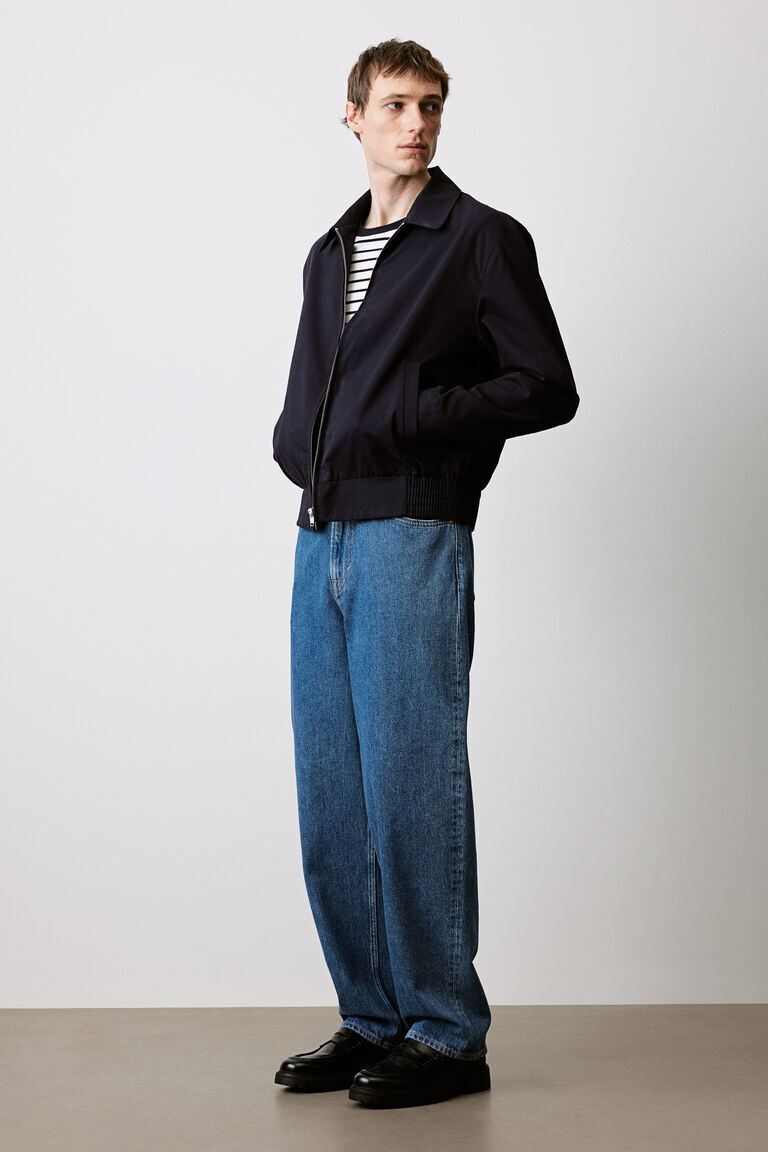 

Куртка regular fit из твила H&M, синий