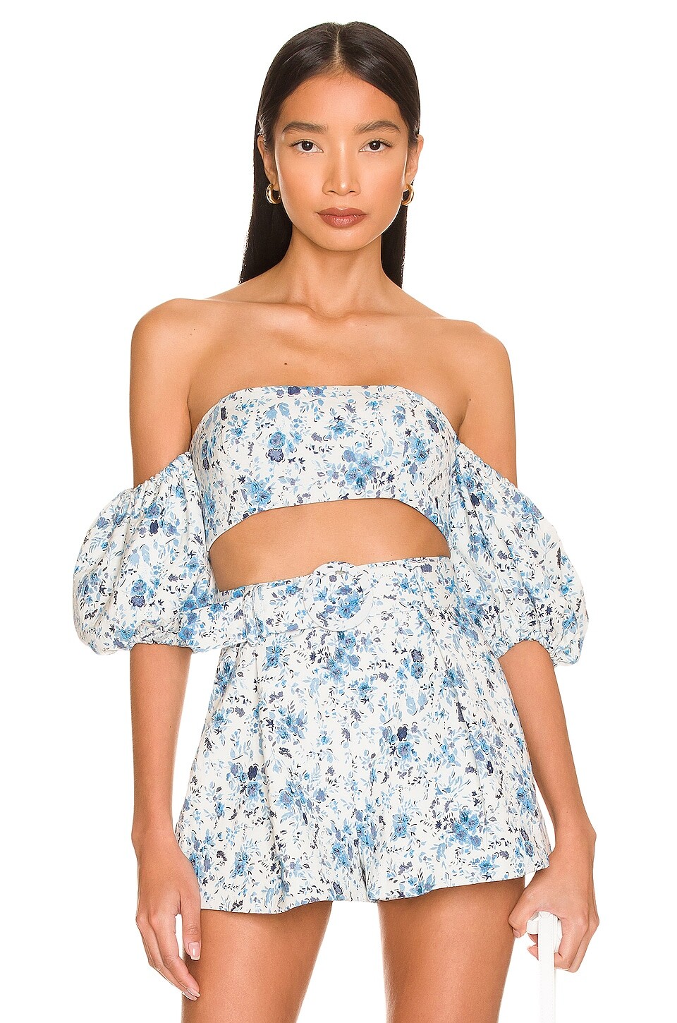 

Топ MAJORELLE Valentina Crop, цвет Baroque Blue