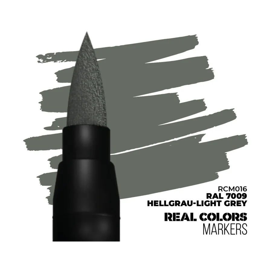 

Светло-серый RAL7009 Hellgrau RC Маркер, Real Color Markers