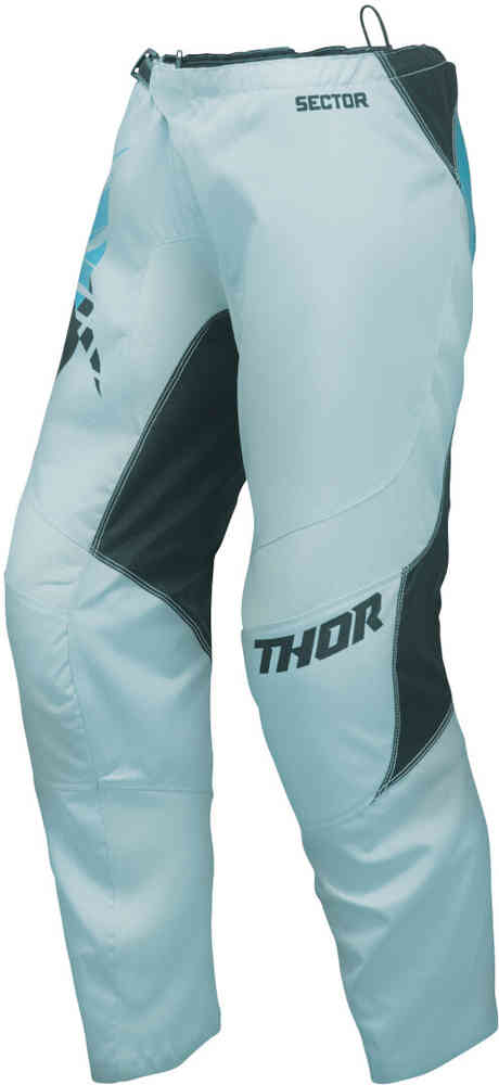 Женские брюки для мотокросса с секторным разрезом Thor, светло-синий мужские брюки dime split crest фиолетовый размер l