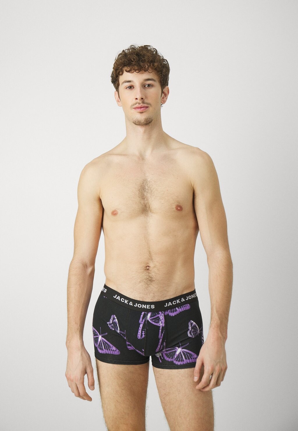 

Трусы JACBUTTERFLY TRUNKS 5 PACK Jack & Jones, черный