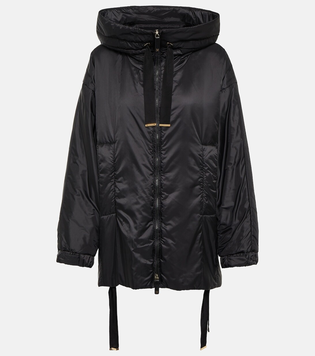

Пуховик оверсайз Greenfe MAX MARA, черный