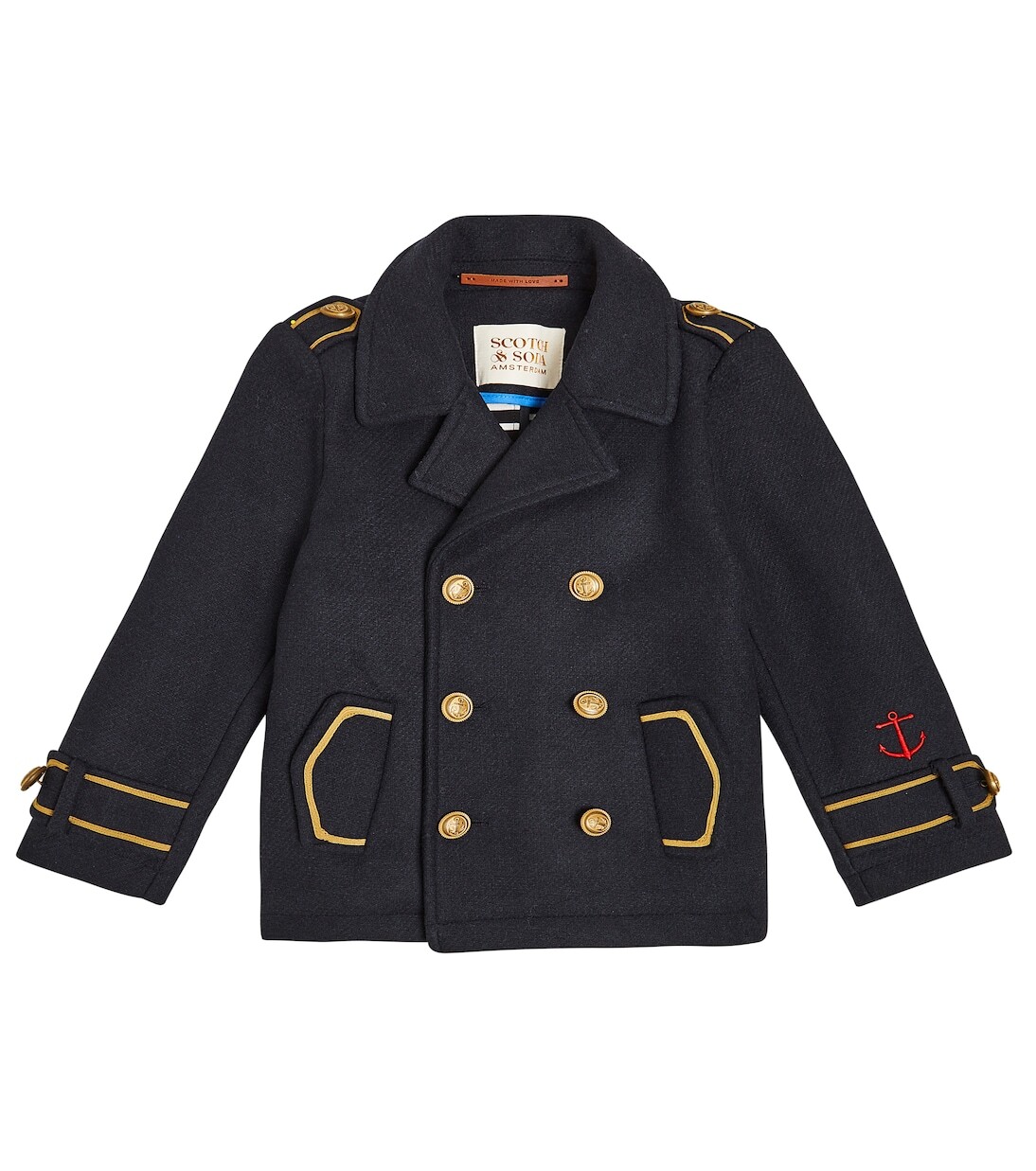 

Двубортный пиджак Scotch & Soda Kids, синий