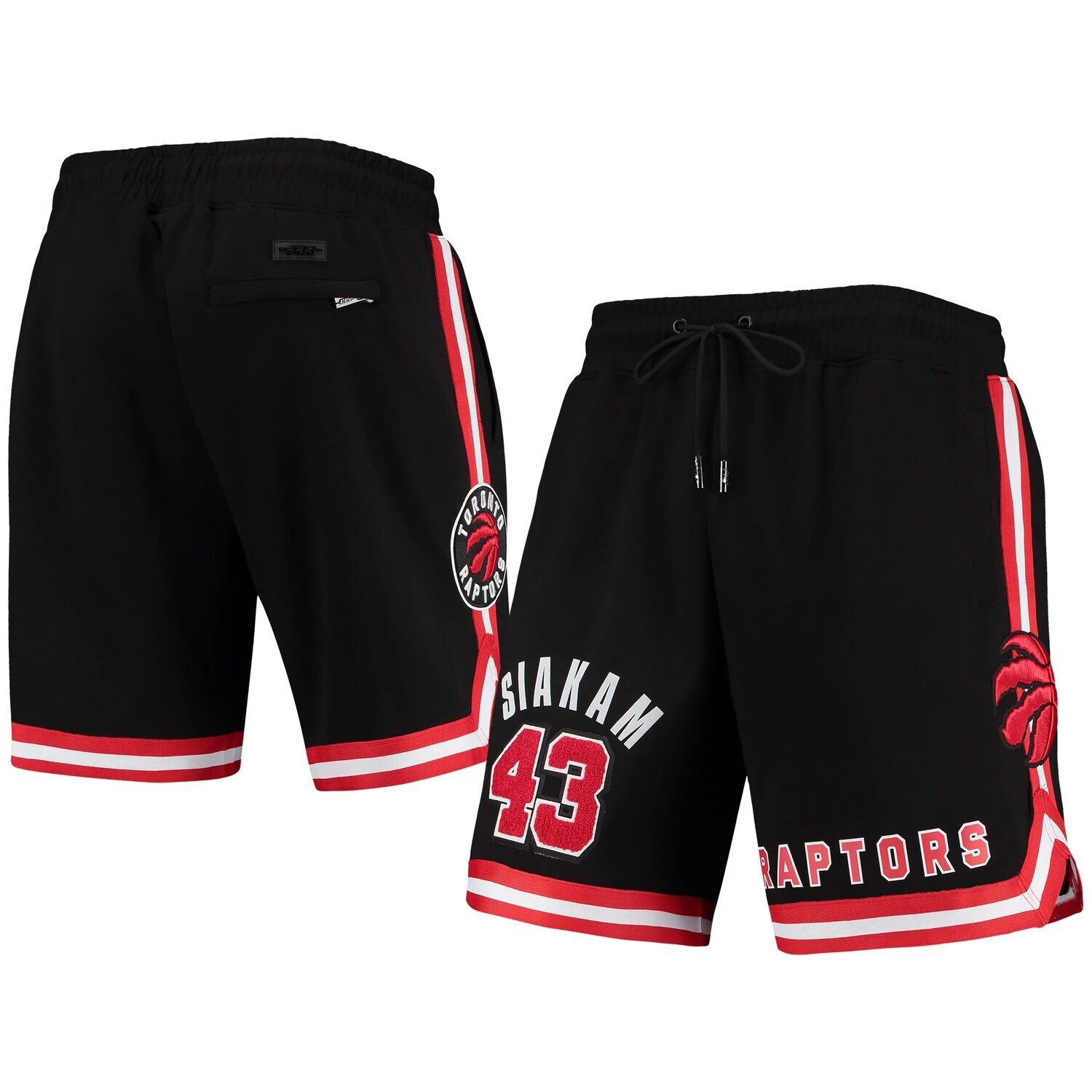 

Мужские черные шорты Pro Standard Pascal Siakam Team Player Toronto Raptors