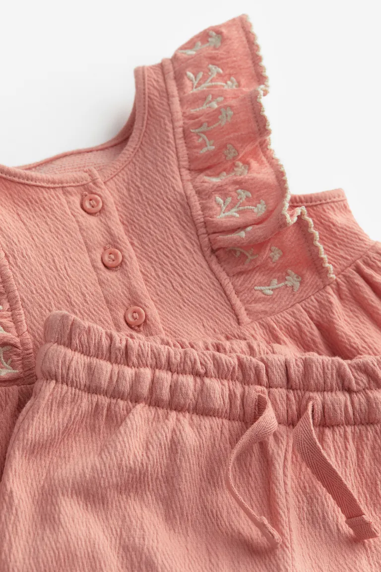 

Комплект из 2 трикотажных изделий H&M, розовый