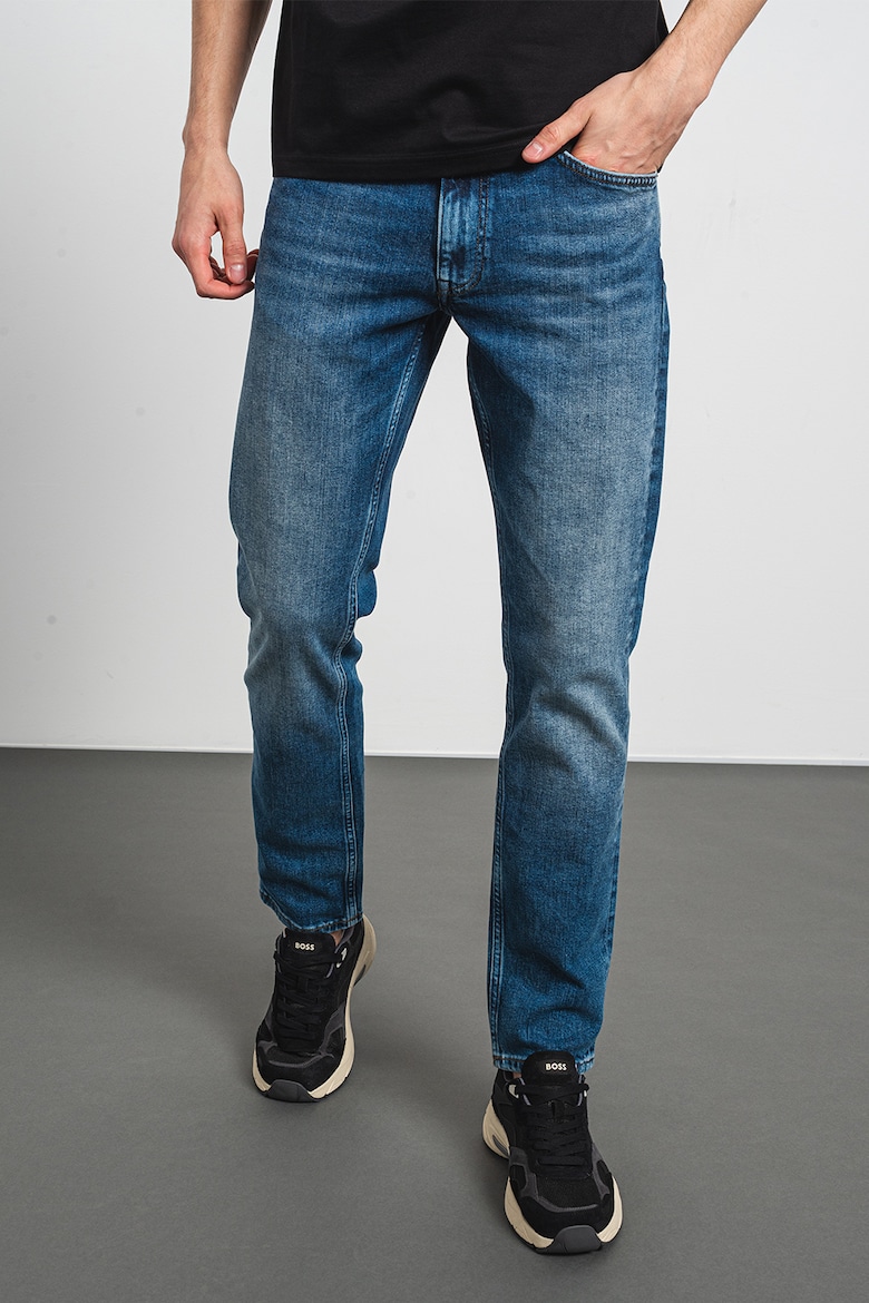 Узкие джинсы со средней посадкой на талии Gant, синий