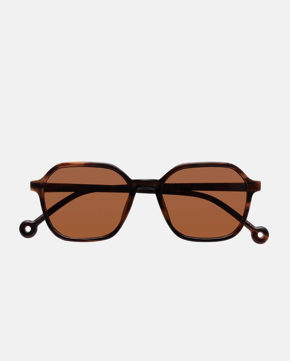 Солнцезащитные очки унисекс с геометрическим узором и поляризационными линзами Parafina, коричневый valle sophie dictees ce1 ned