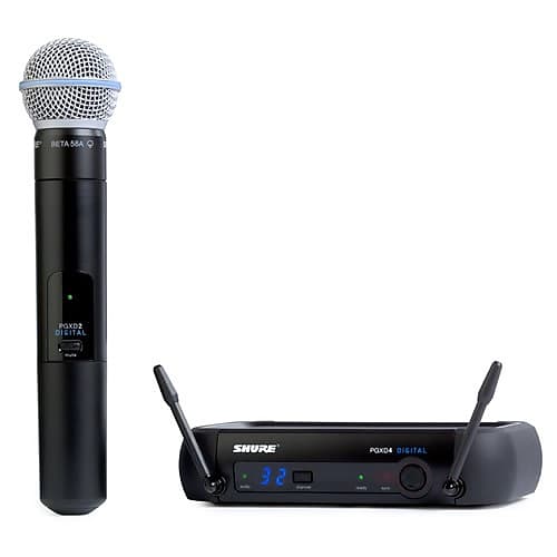 микрофон shure pgxd24 pg58 wireless microphone system with pg58 band x8 902 928 mhz Микрофон Shure PGXD24/BETA58 Wireless Microphone System with Beta 58A (Band X8: 902 - 928 MHz)