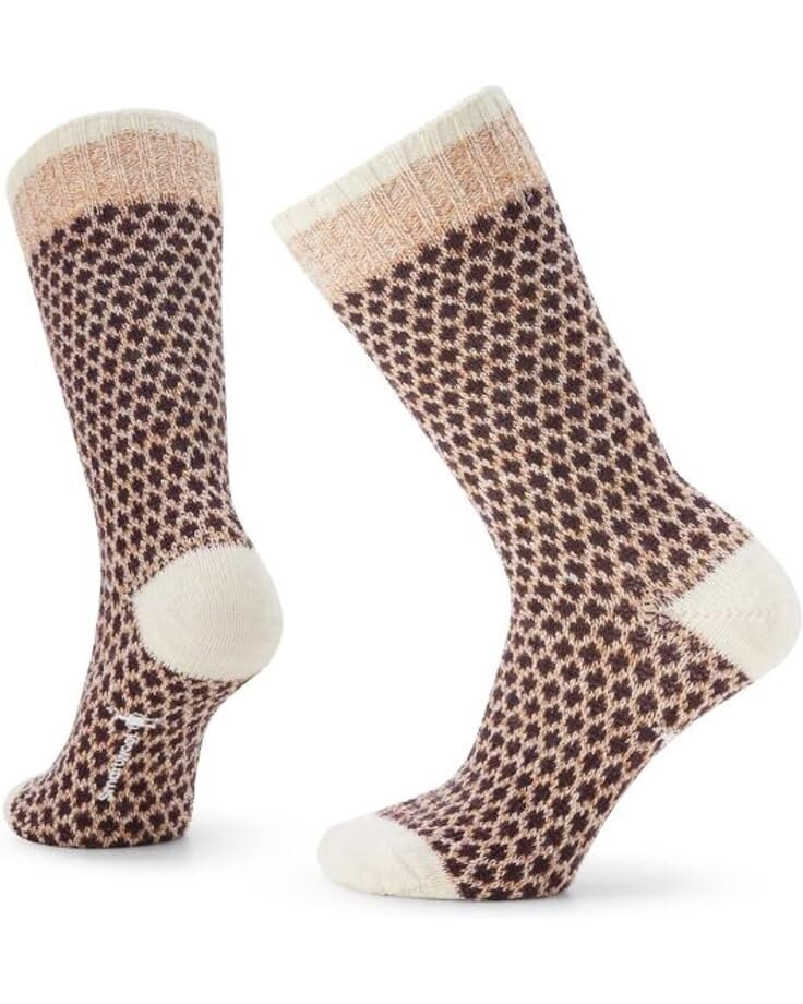 Носки Smartwool Everyday Popcorn Polka Dot Crew Socks, цвет Acorn