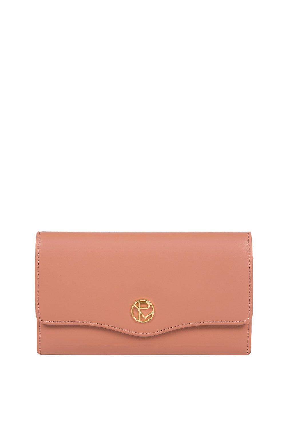 Кожаный кошелек Монпелье Pure Luxuries London, розовый
