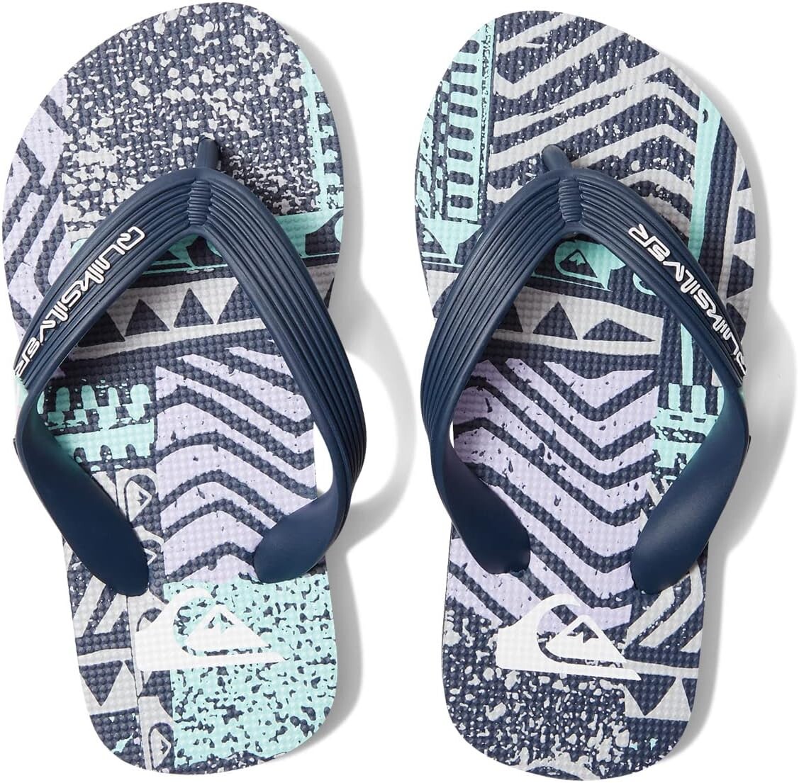 

Шлепанцы Molokai Art Quiksilver, цвет Black/Black/Grey