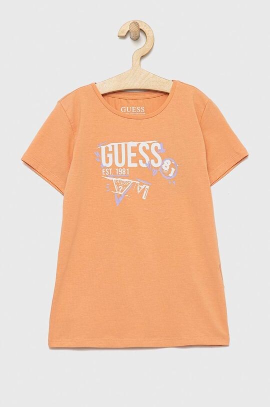 

Детская футболка Guess, оранжевый