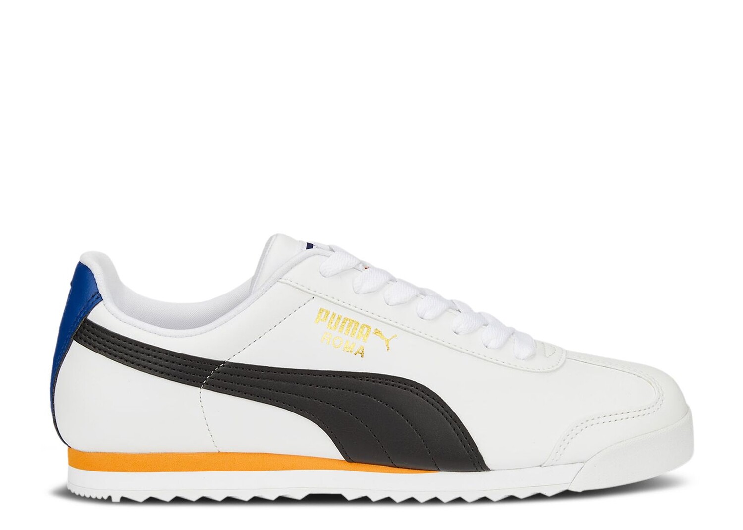 

Кроссовки Puma Roma Basic Plus 'White Black Orange Brick', белый