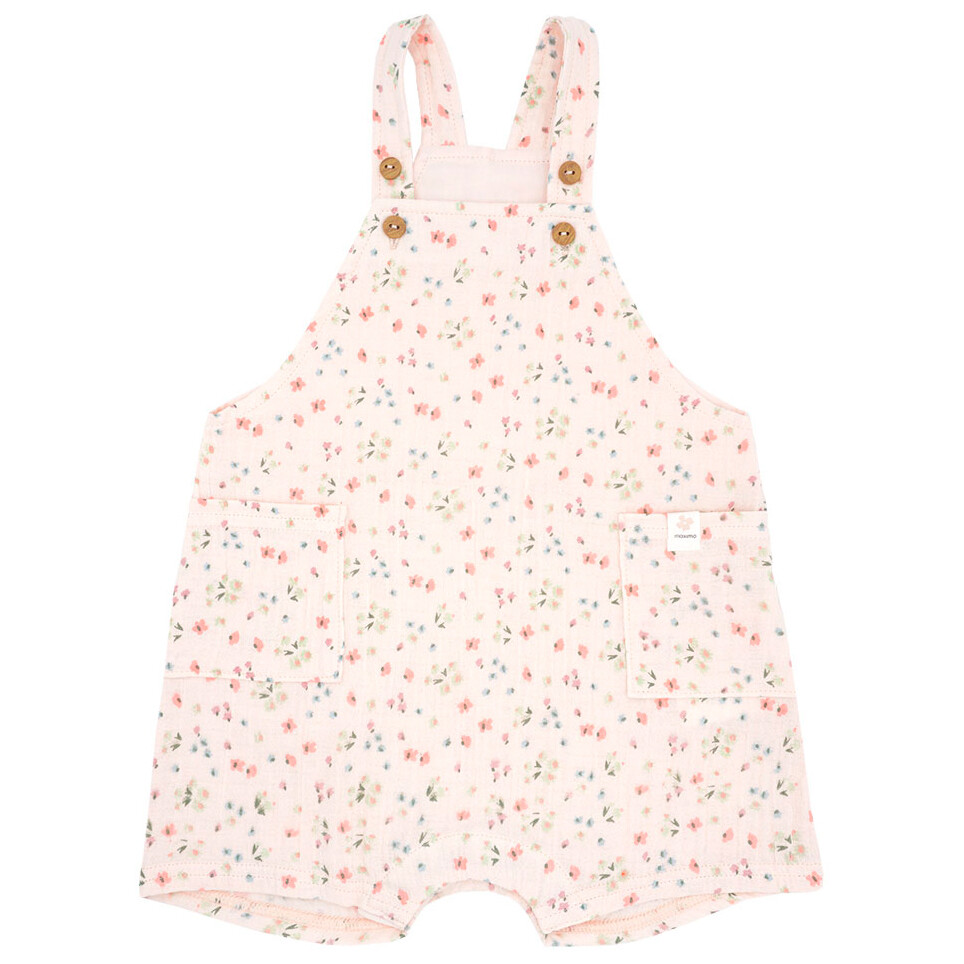 

Комбинезон Maximo Baby's Latzshorts m. Taschen, цвет Pale Rose/Flowers