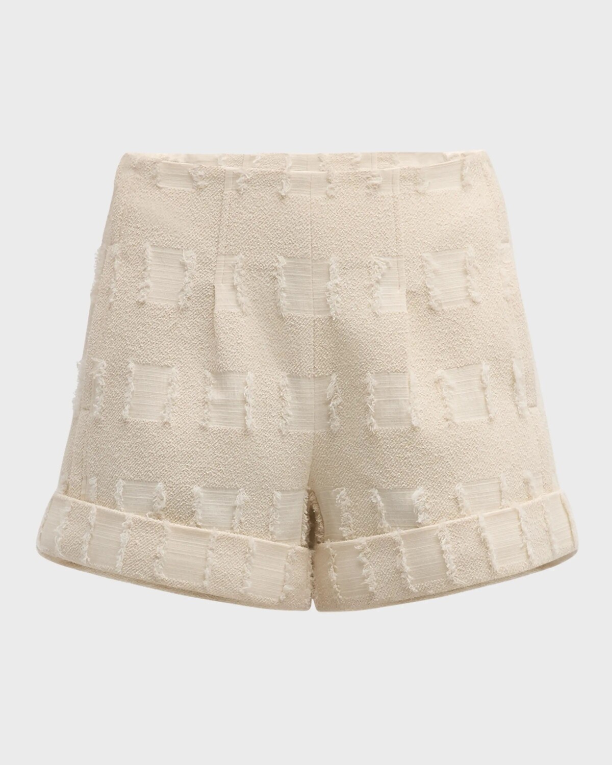 

Жаккардовые шорты с ресницами Ольга Cult Gaia, цвет Off White Multi