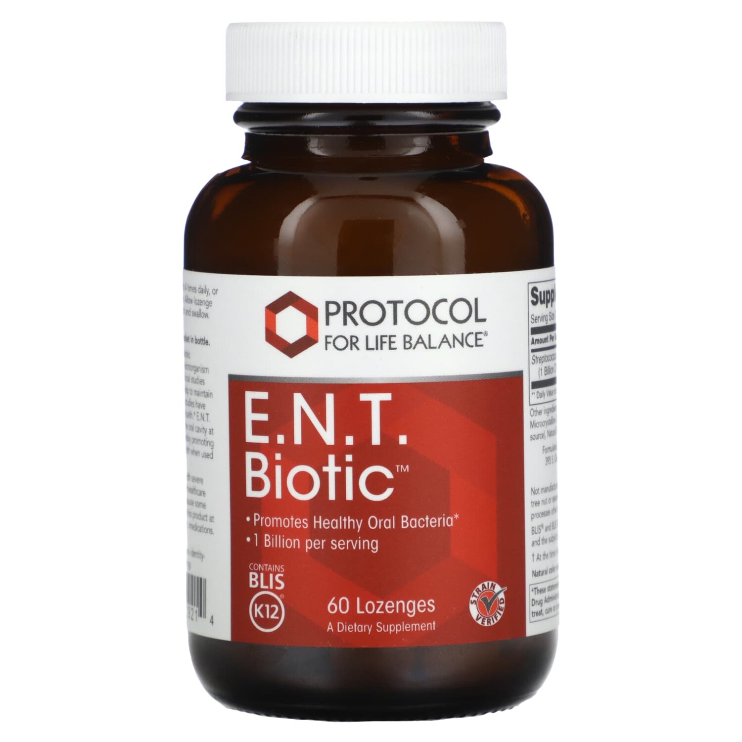 

ЛОР Biotic, 1 миллиард, 60 пастилок, Protocol for Life Balance