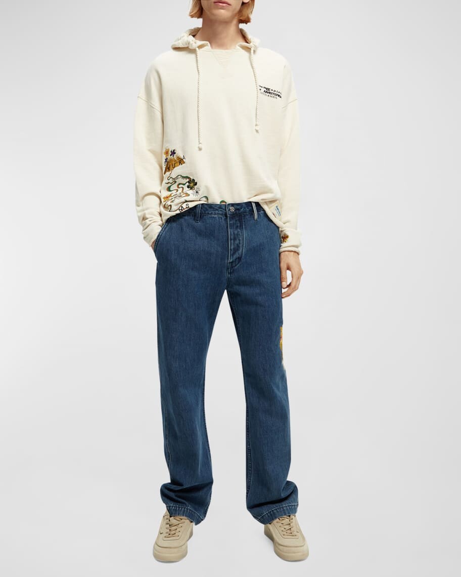 

Мужская толстовка с капюшоном Sakura Artwork Scotch & Soda