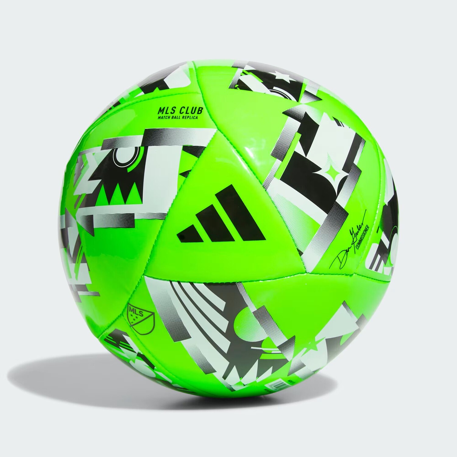 

Клубный мяч MLS 24 Adidas, цвет Solar Green/Black/White
