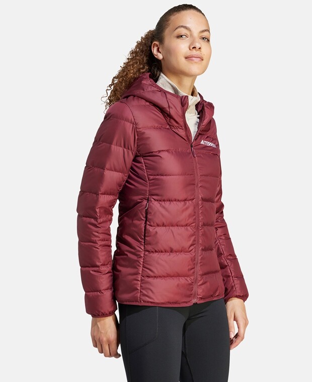 

Мягкий пуховик adidas Terrex, бордовый