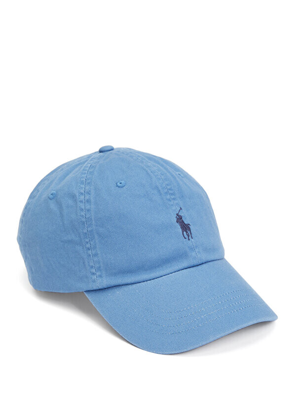 

Мужская шляпа с синим логотипом Polo Ralph Lauren