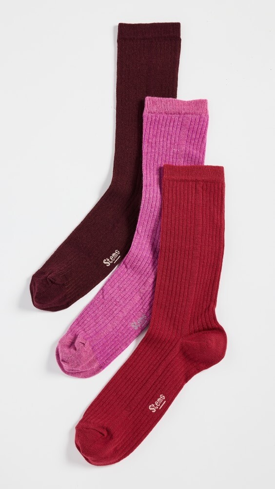

Носки Stems Cashmere Gift Box of Three