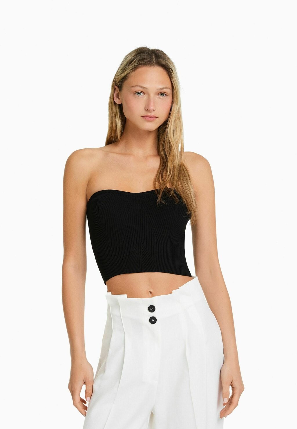 

Топ Bershka, черный