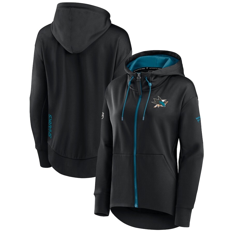

Толстовка на молнии Fanatics Branded San Jose Sharks, черный
