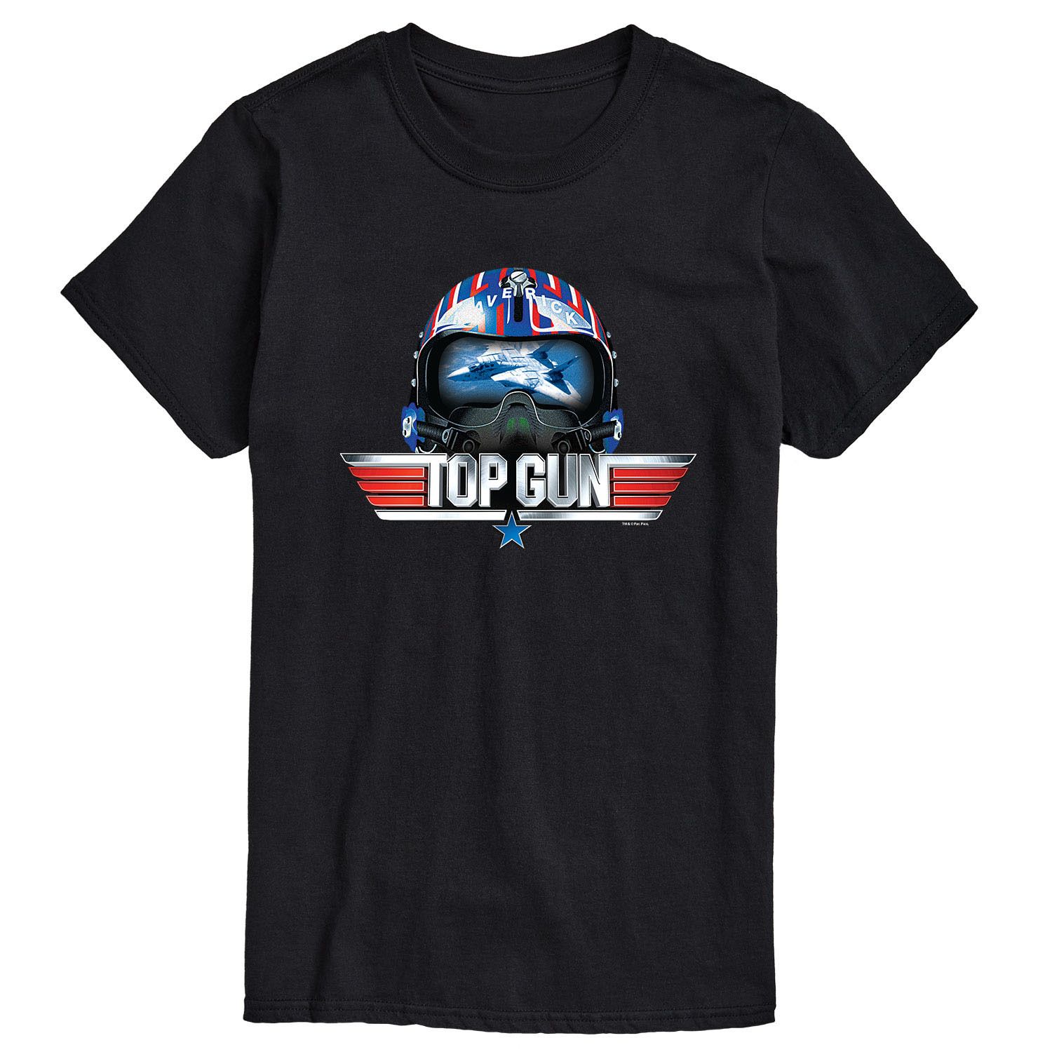 Мужская футболка Top Gun Maverick Helmet Licensed Character