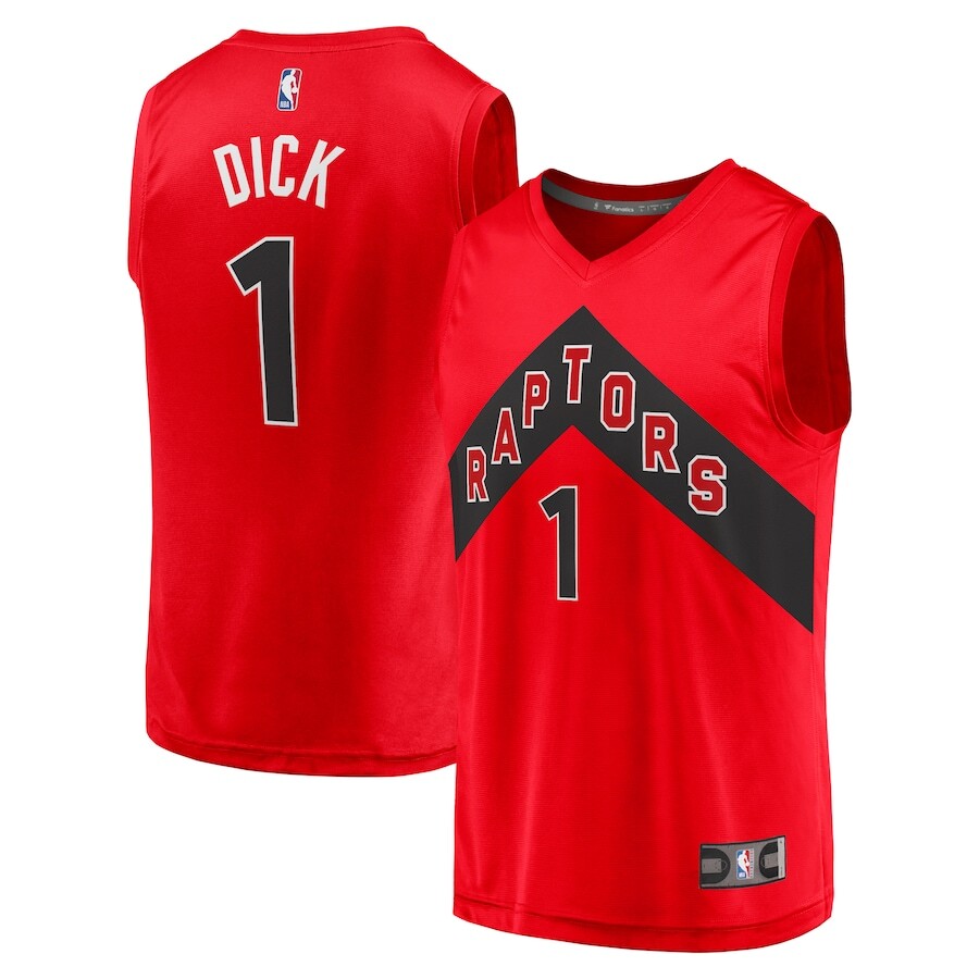 

Джерси Fanatics Branded Toronto Raptors, красный