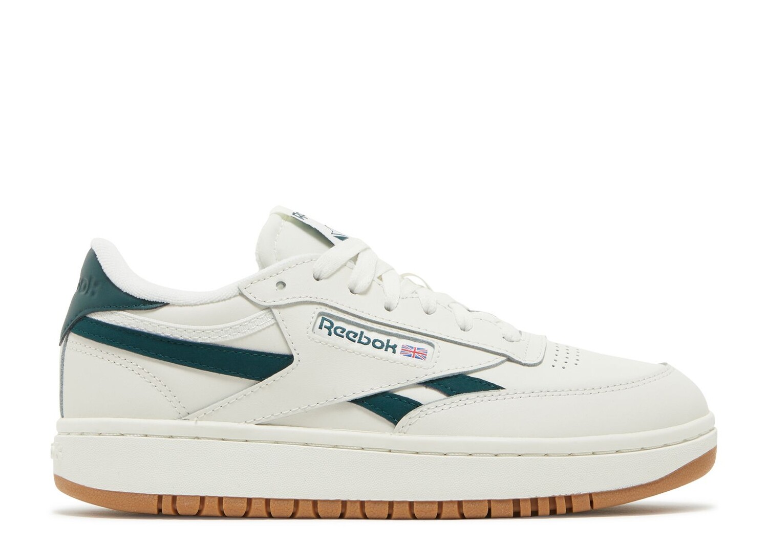 

Кроссовки Reebok Wmns Club C Double Revenge 'Chalk Forest Green', кремовый, Бежевый