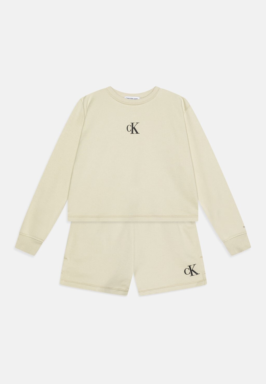 

Толстовка Logo Set Calvin Klein Jeans, цвет green haze