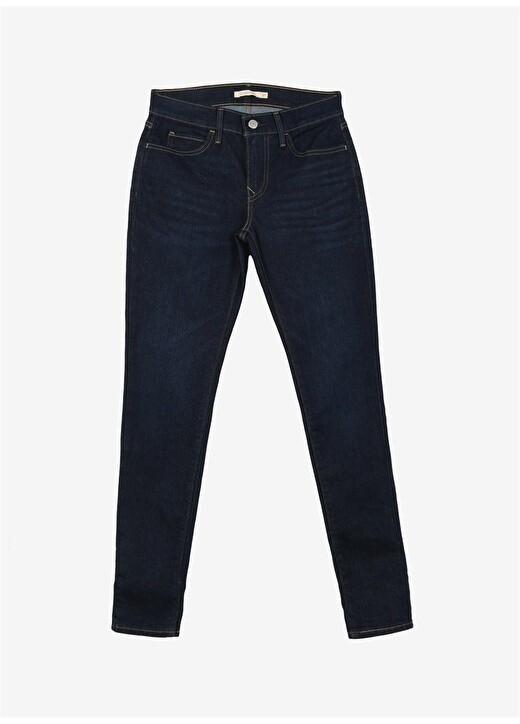 

Суперузкие синие женские джинсовые брюки с нормальной талией Levis, Синий